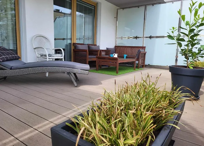 Miodowy Dom Exspanse 2 Lub 3 Z Tarasem I Parkingiem דירה *